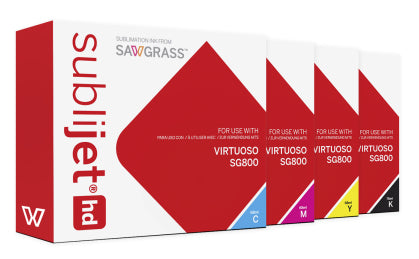 Sawgrass Sublimation Sublijet-HD Ink for the Virtuoso SG800 Large Carts Sublimation Printer