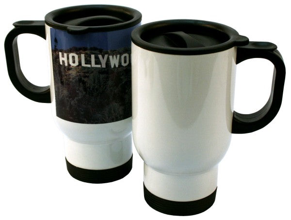 white stainless steel sublimation mug