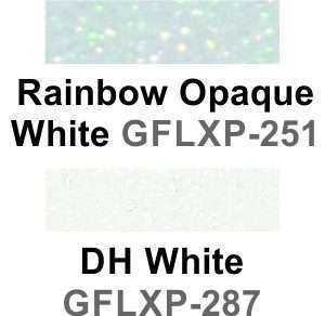 GlitterFlex Ultra Rainbow White Clear Glitter HTV (Clear-see through)