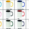 Sublimation Color Combo Mugs, 15 oz. 36 each