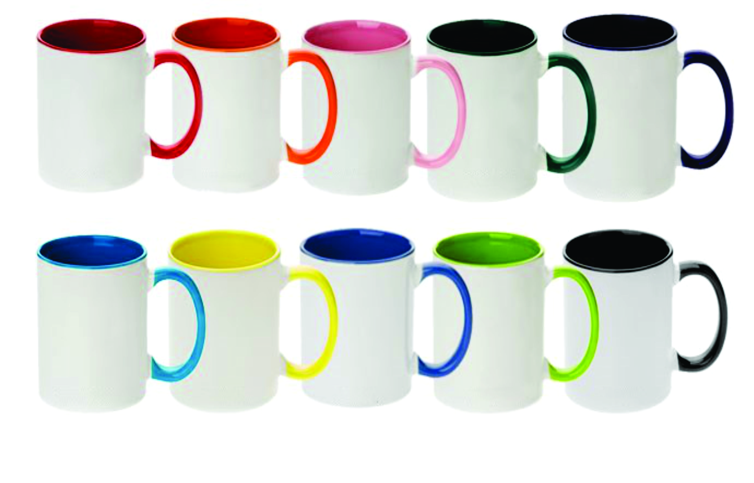 Sublimation Color Combo Mugs, 15 oz. 36 each
