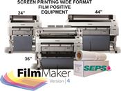 24”x100ft，Waterproof Inkjet Milky Transparency Positive Film for EPSON  T3270 