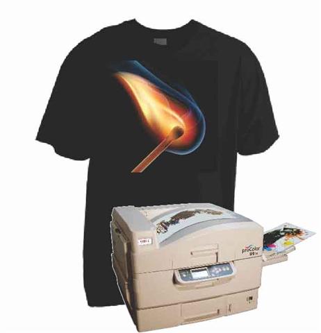 laser transfer dark paper heat opaque fabrics shirts papers shirt sheets
