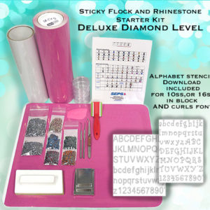 Magic Flock Starter Kit, Gold Level, Rhinestone starter kit