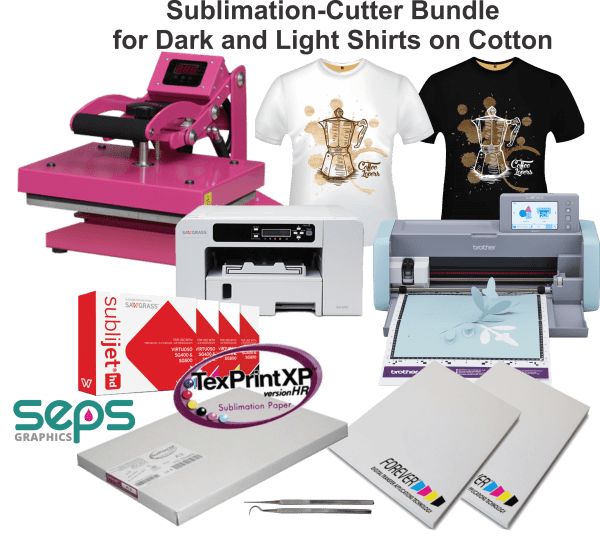 sublimation on cotton equipment bundle