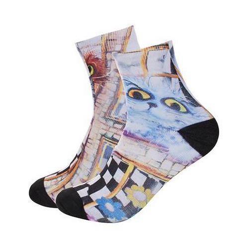 Sublimation Socks, 12 Each Dye Sublimation Blank Quarter Ankle Socks Adult, 12 Pair, Made in USA - Medium Size 9-11