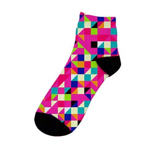 Sublimation Socks, 12 Each Dye Sublimation Blank Quarter Ankle Socks Adult, 12 Pair, Made in USA - Medium Size 9-11