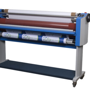 The Gfp 355TH 55” laminator offers top roller heat assist for better over-lamination and mounting results with PSA film products.