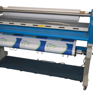 The Gfp 563TH-4RS top roller heat assist laminator was designed around the production lamination environment