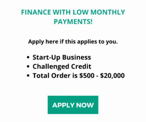 Option 1: Click here if you have a start-up business with challenged credit and a total order betweem $500 - $20,000